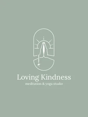 yoga studio logo template