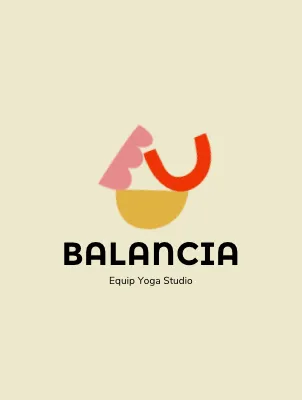 yoga studio logo template