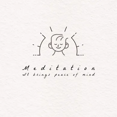 yoga studio logo template