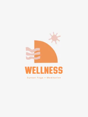 yoga studio logo template